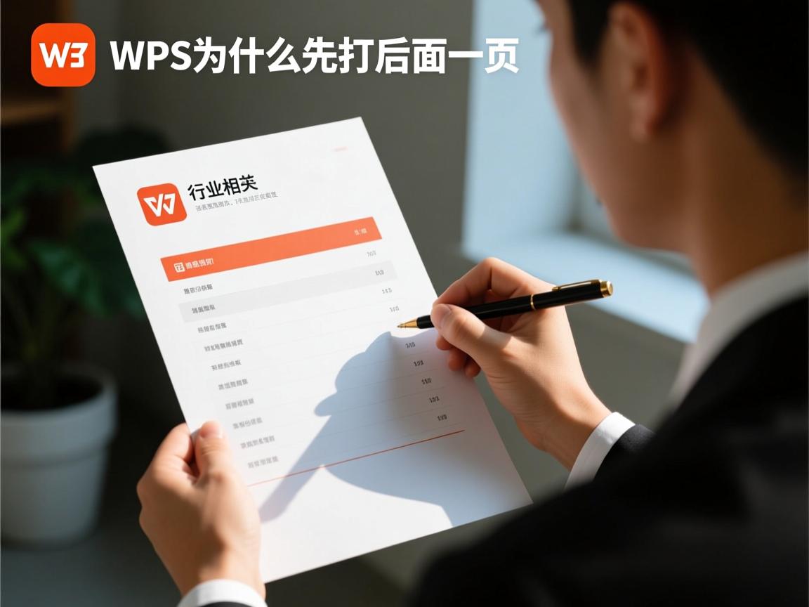 wps为什么先打后面的一页 第1张 wps为什么先打后面的一页 第1张