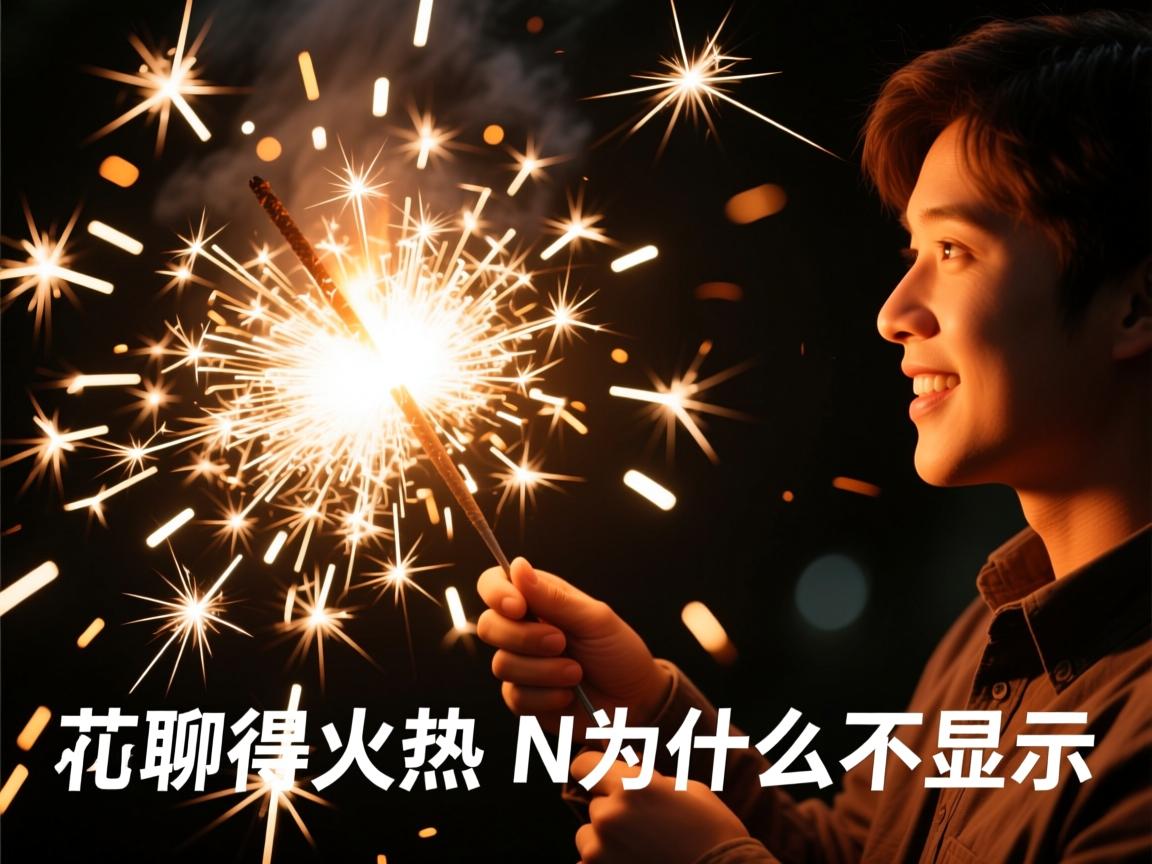 qq火花聊得火热 N为什么不显示  第2张