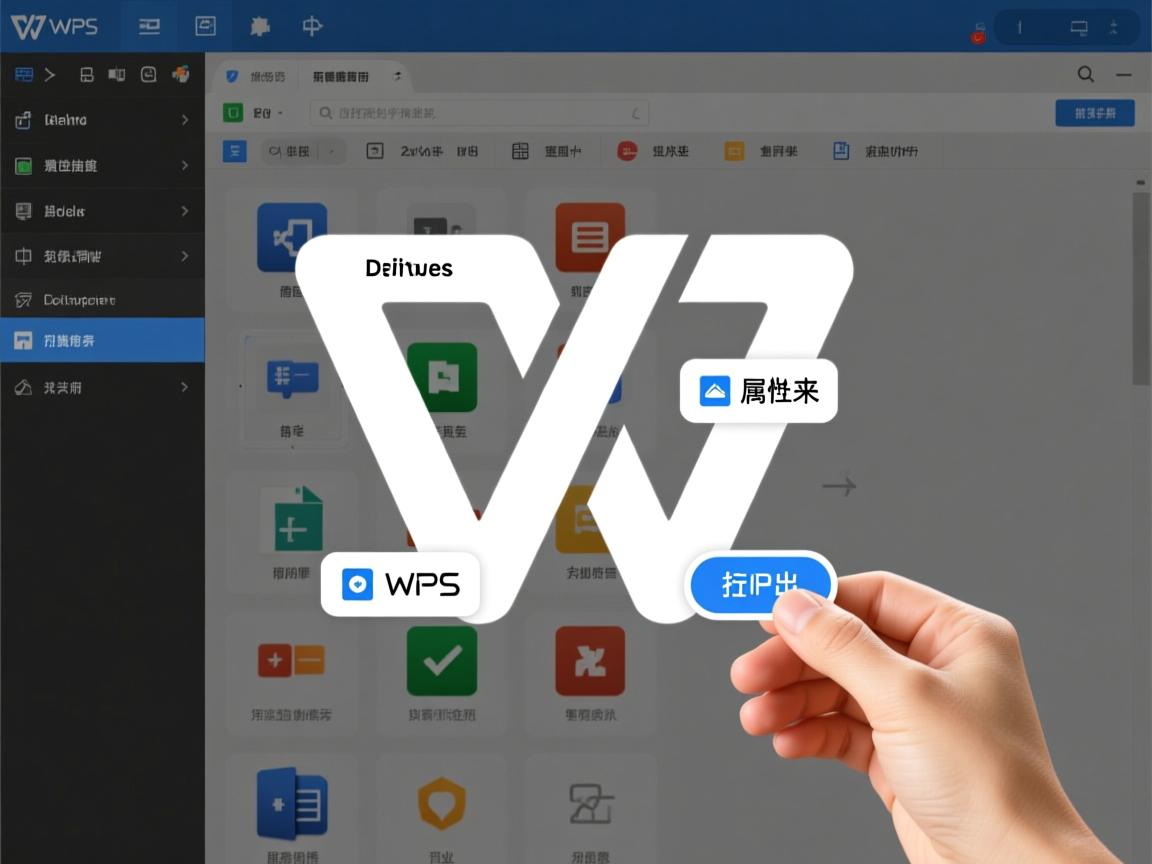 为什么wps的属性拉不出来