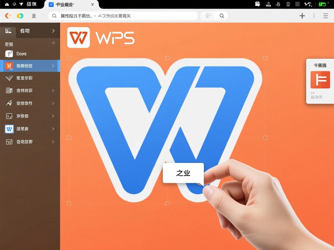 为什么wps的属性拉不出来  第3张