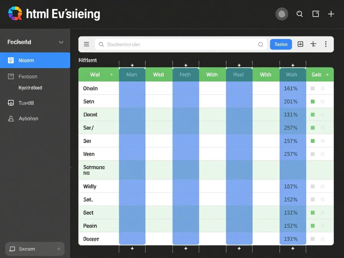 如何固定html表格不同列宽  第1张