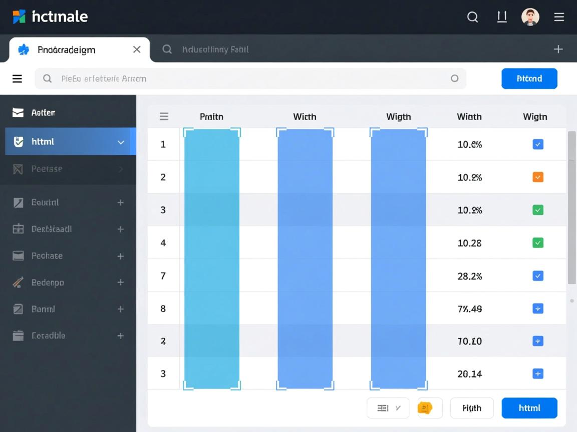 如何固定html表格不同列宽  第2张