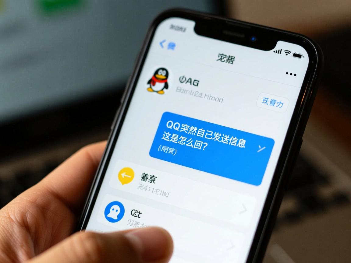 为何我的QQ账号突然自己发送信息，这是怎么回事？  第3张