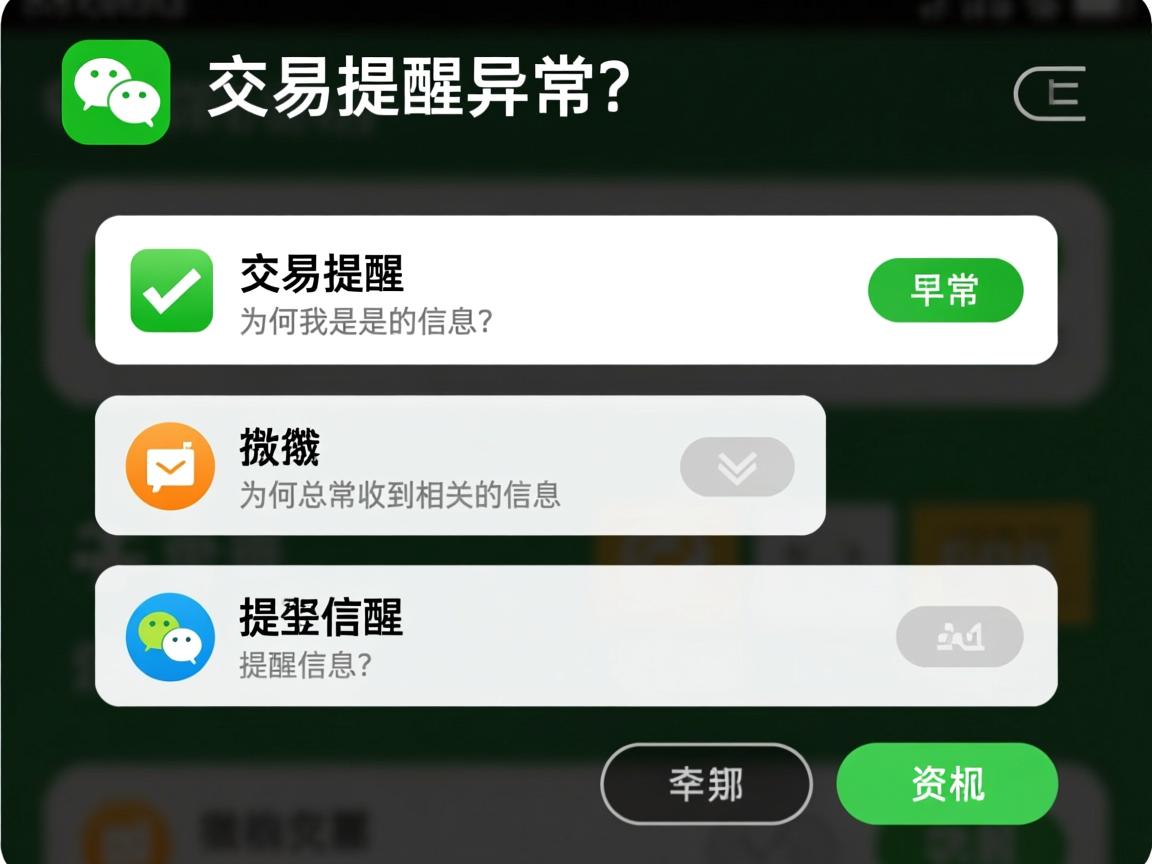 微信交易提醒功能异常，为何我总是收到不相关的提醒信息？  第1张