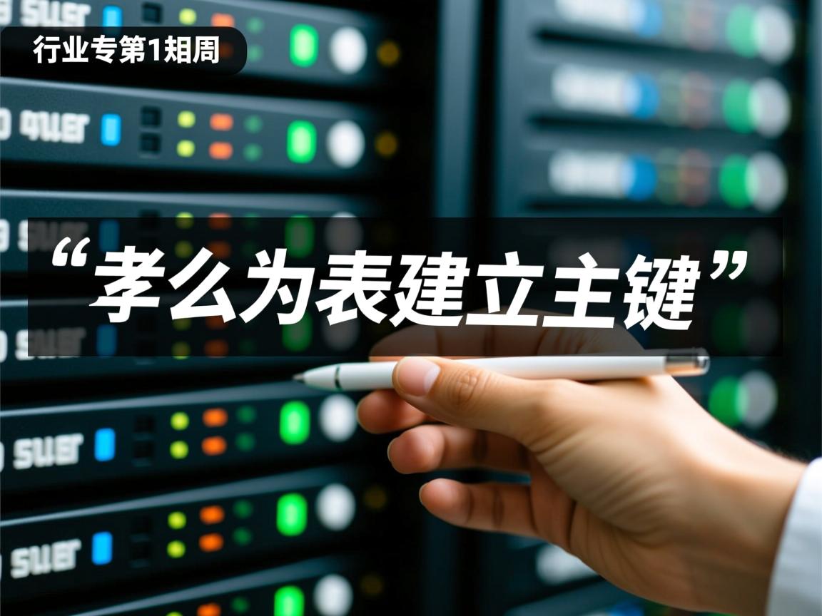 数据库中怎么为表建立主键