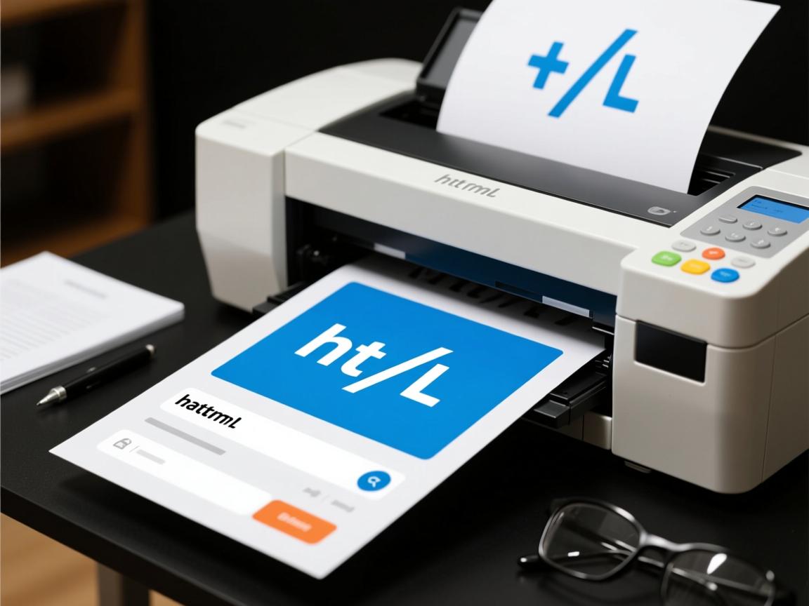 如何在页面上打印html