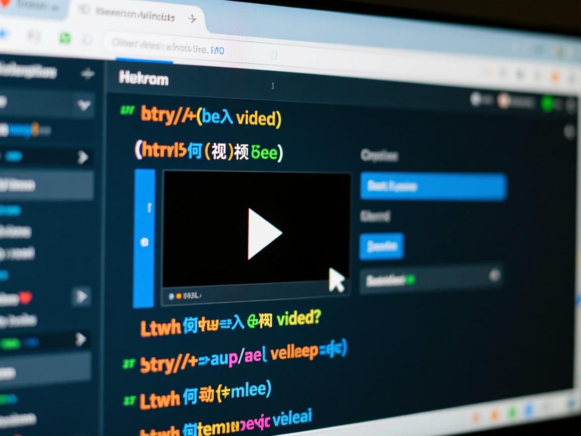 html5 中如何嵌入视频
