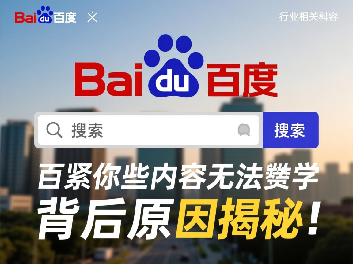 为何百度宣称某些内容无法搜索？背后原因揭秘！  第1张