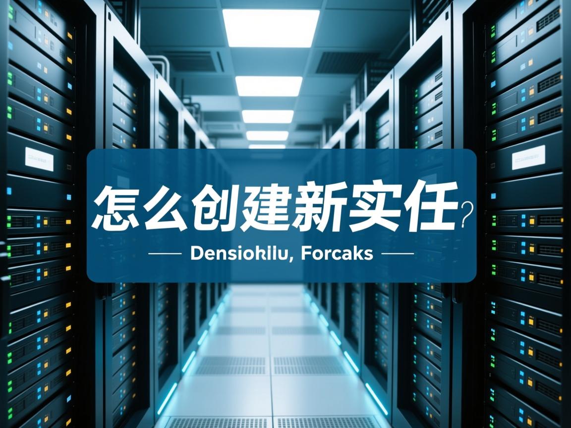 数据库怎么创建一个新实例