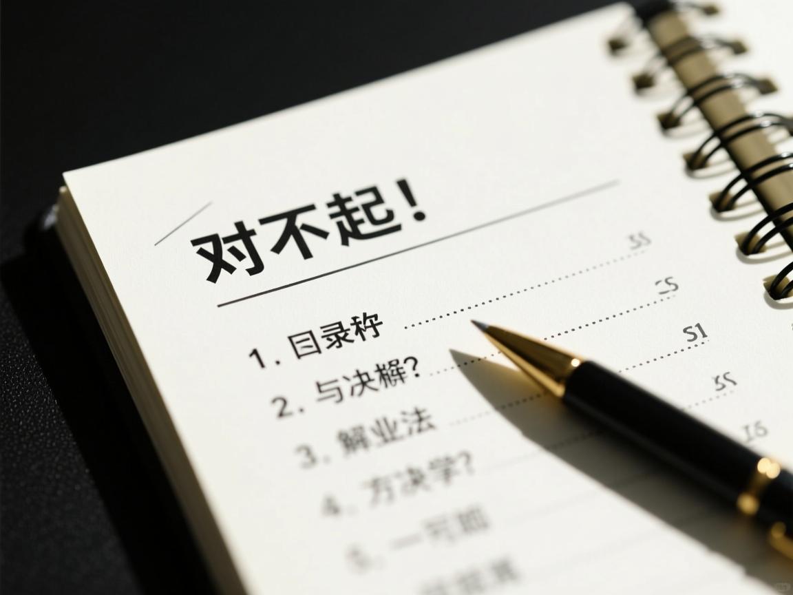 Word文档文字目录为何出现对不起字样？原因揭秘与解决方法  第2张