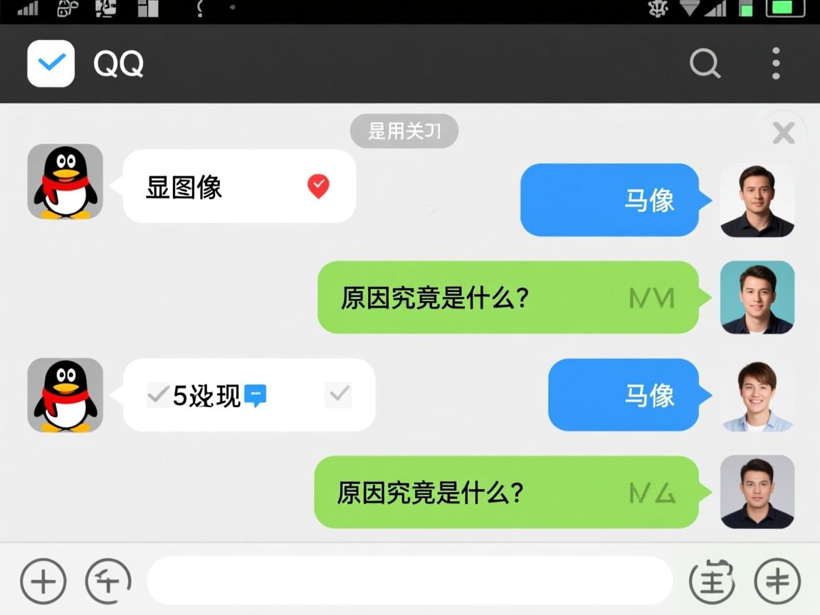 电脑QQ聊天不显示头像，是设置问题还是系统故障？原因究竟是什么？  第1张