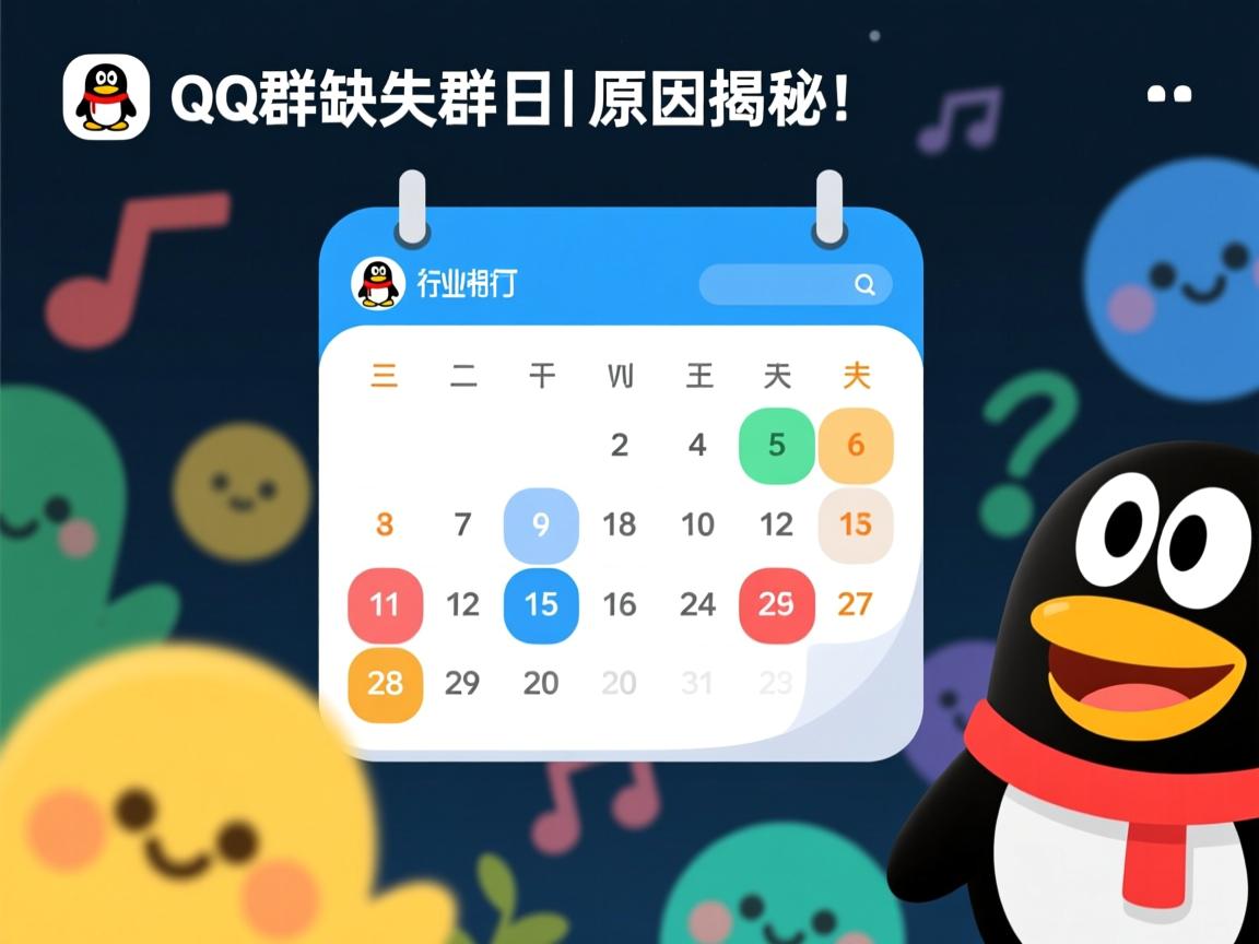 为何某些QQ群缺失群日历功能?原因揭秘! 第1张 为何某些QQ群缺失群日历功能?原因揭秘! 第1张