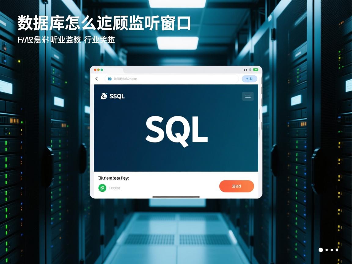 sql数据库怎么四顾监听窗口