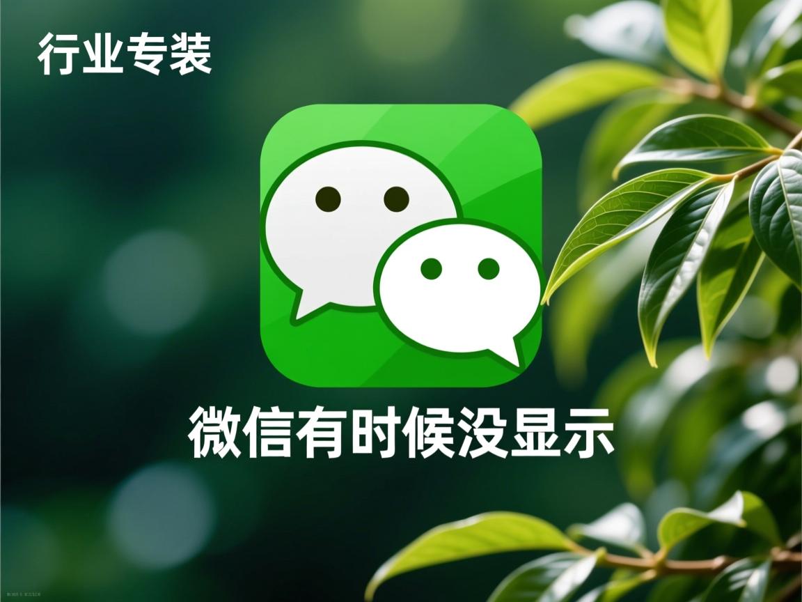 为什么微信有时候没显示