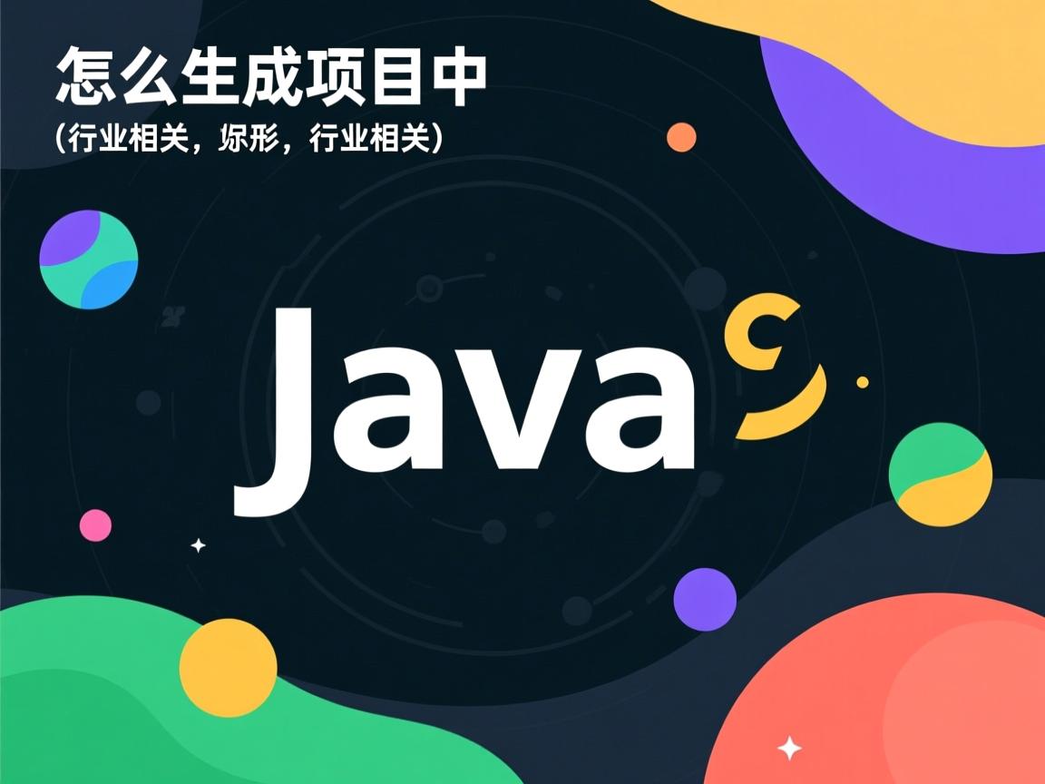 java 怎么生成项目中