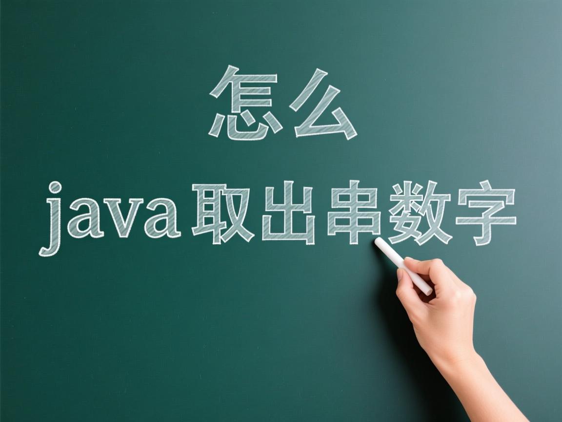 java怎么取出字符串中的数字  第1张