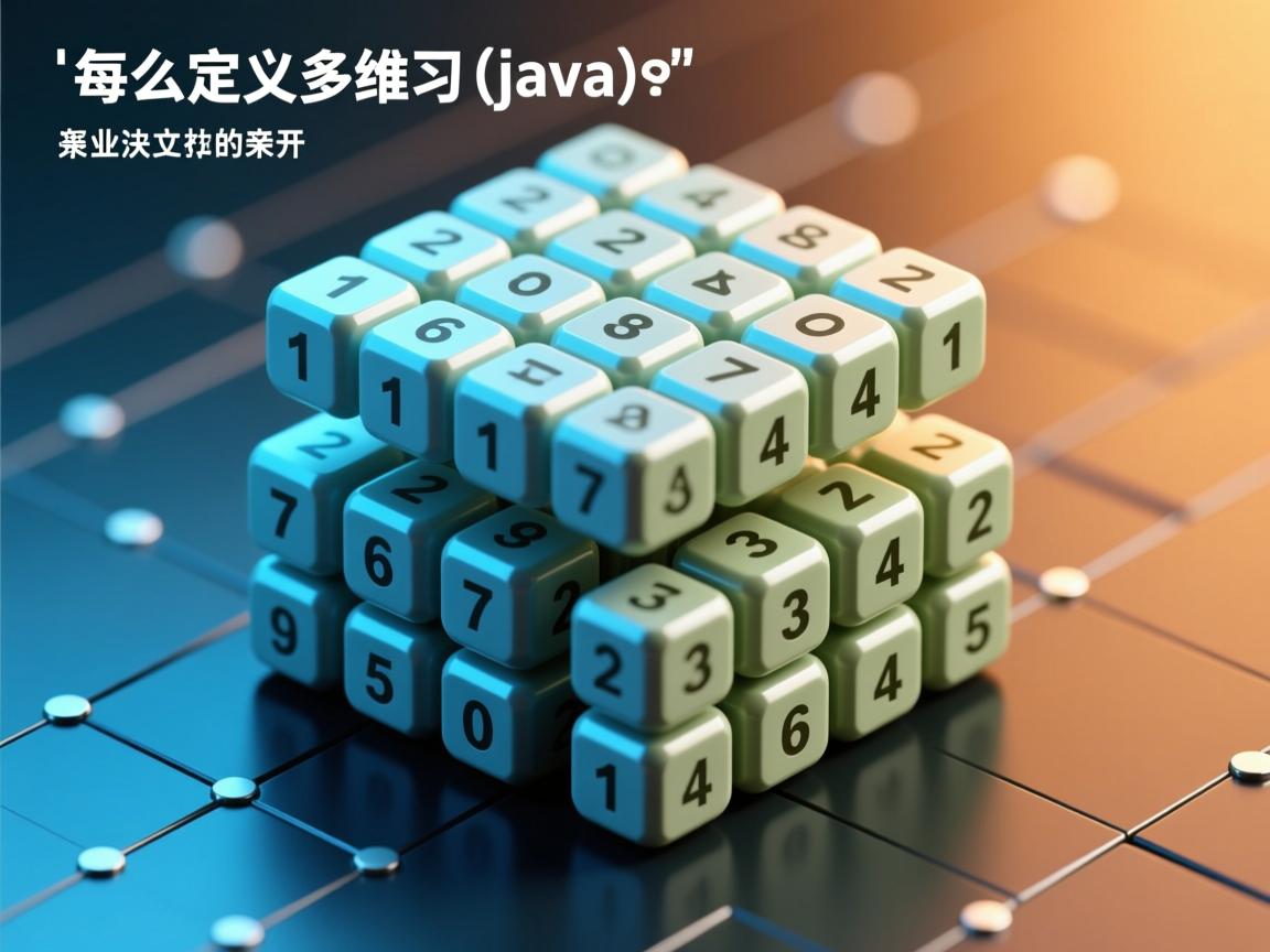 java 怎么定义一个多维数组  第3张