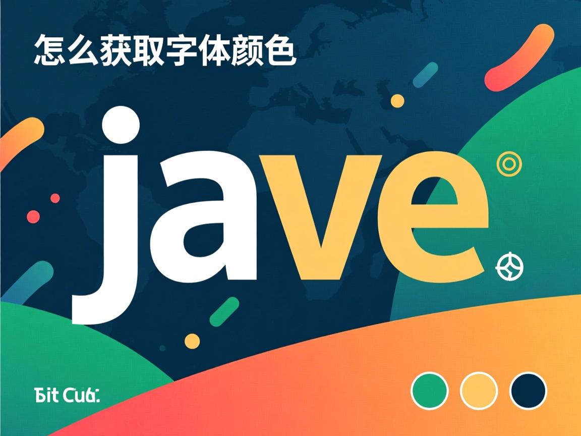 java怎么获取字体颜色