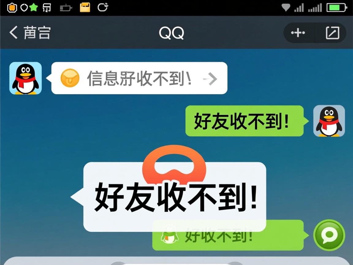 为什么QQ发信息好友收不到  第3张