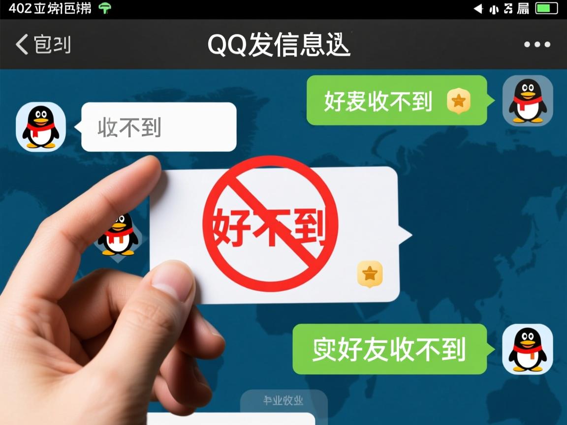 为什么QQ发信息好友收不到  第2张