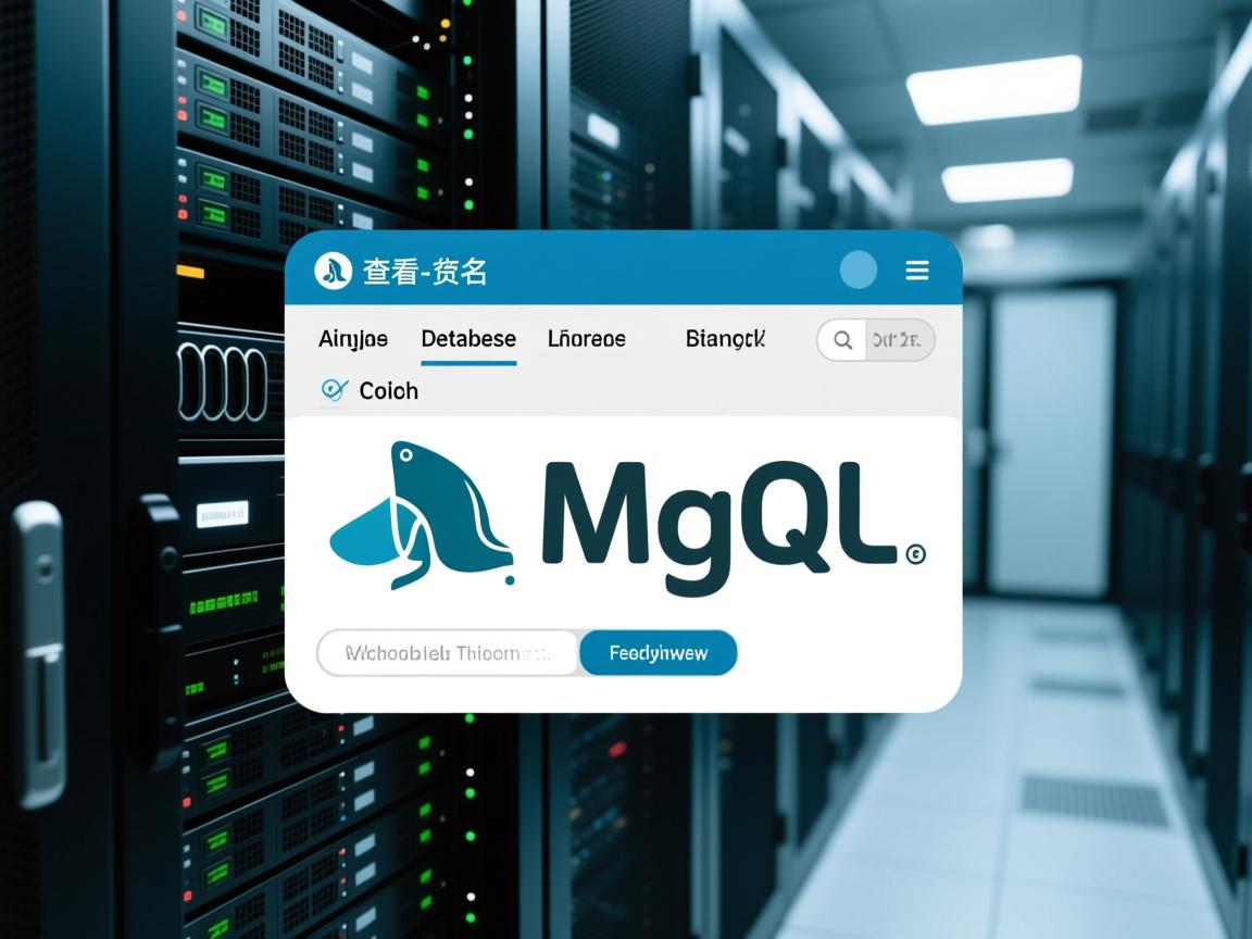 怎么查看mysql数据库名