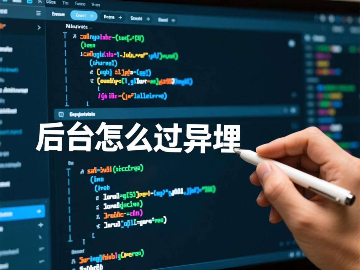 java后台怎么捕获异常