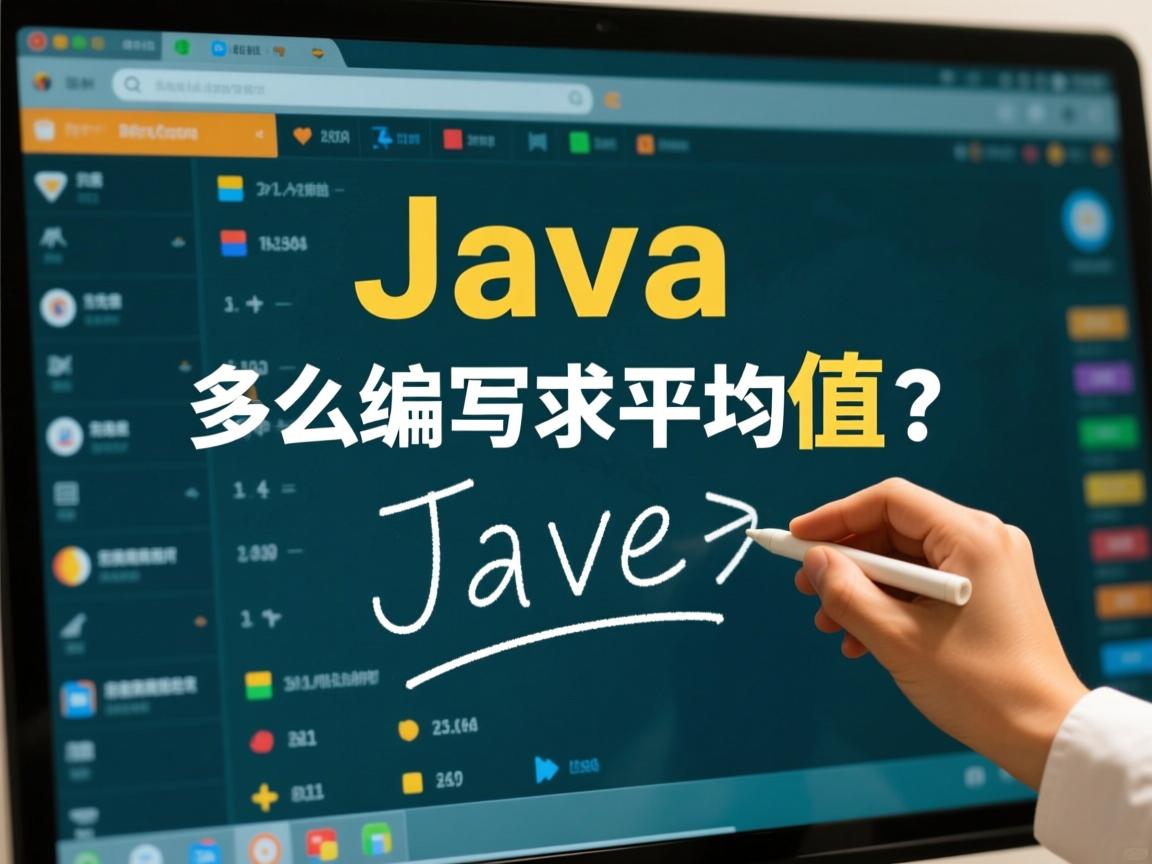 java 怎么编写求平均值