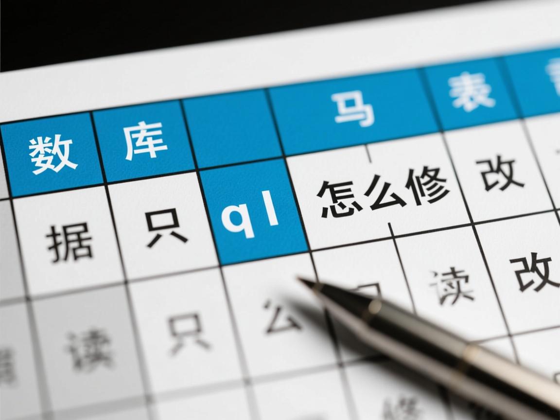 sql 数据库表 只读怎么修改  第2张