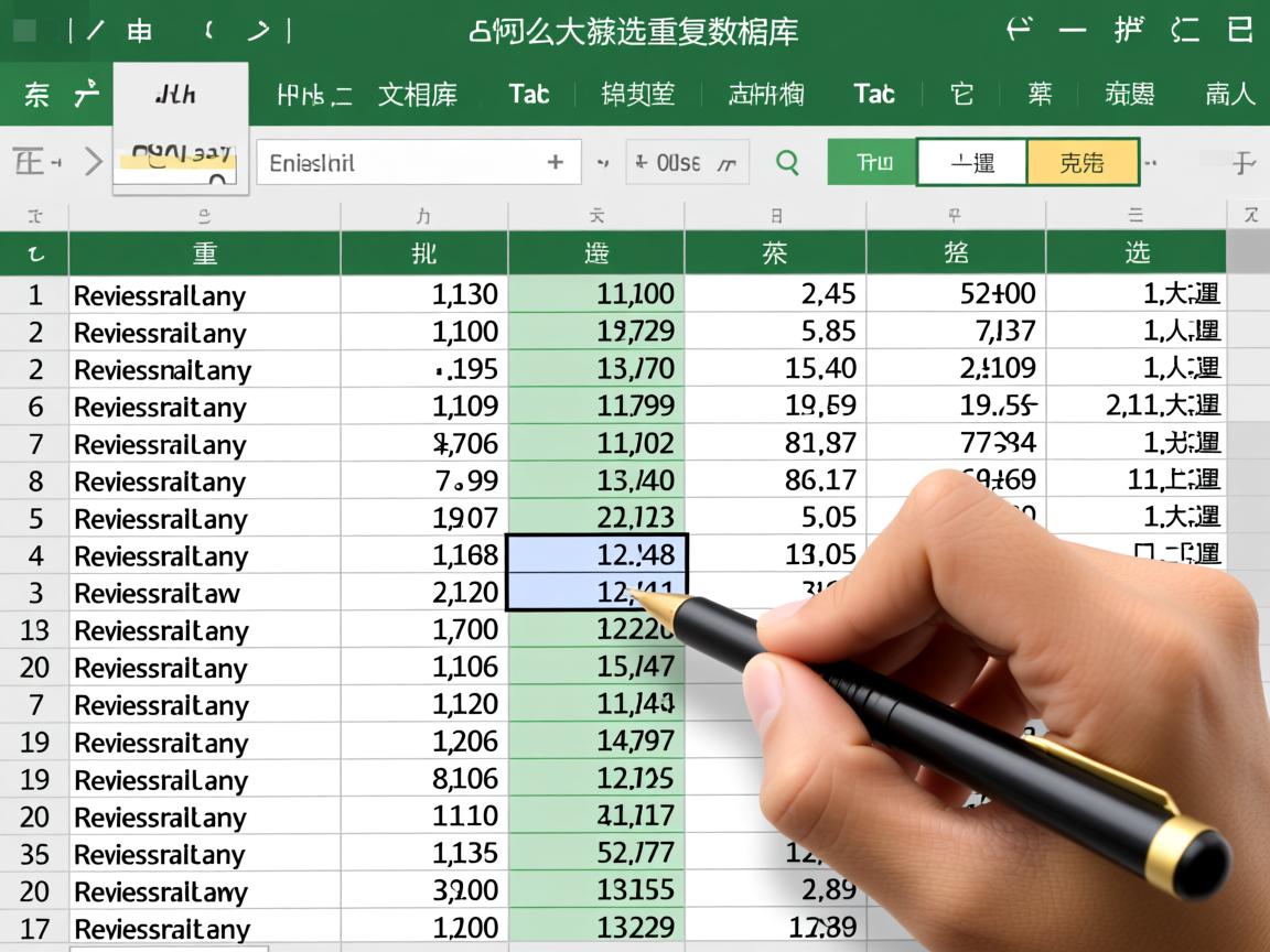 excel表中怎么筛选重复数据库  第2张