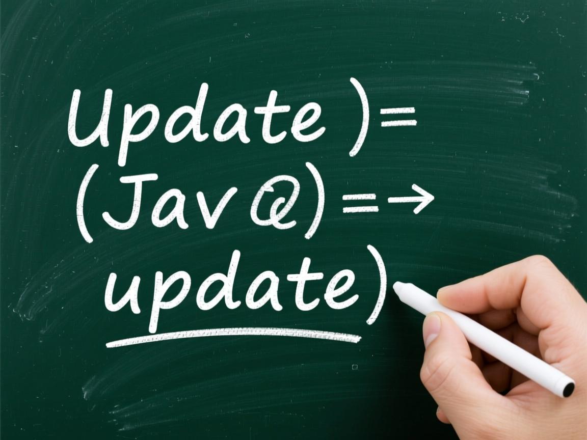 java两条update语句怎么写