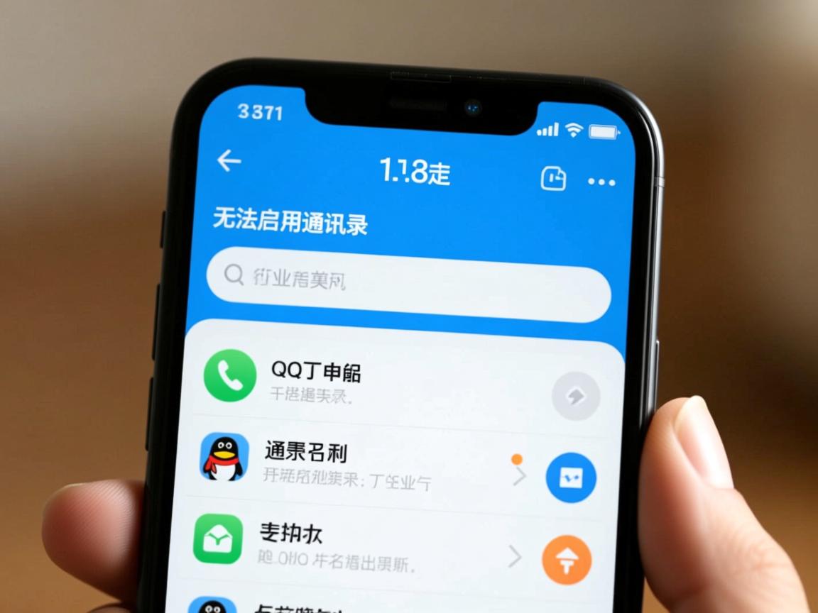 为什么手机QQ无法启用通讯录  第2张