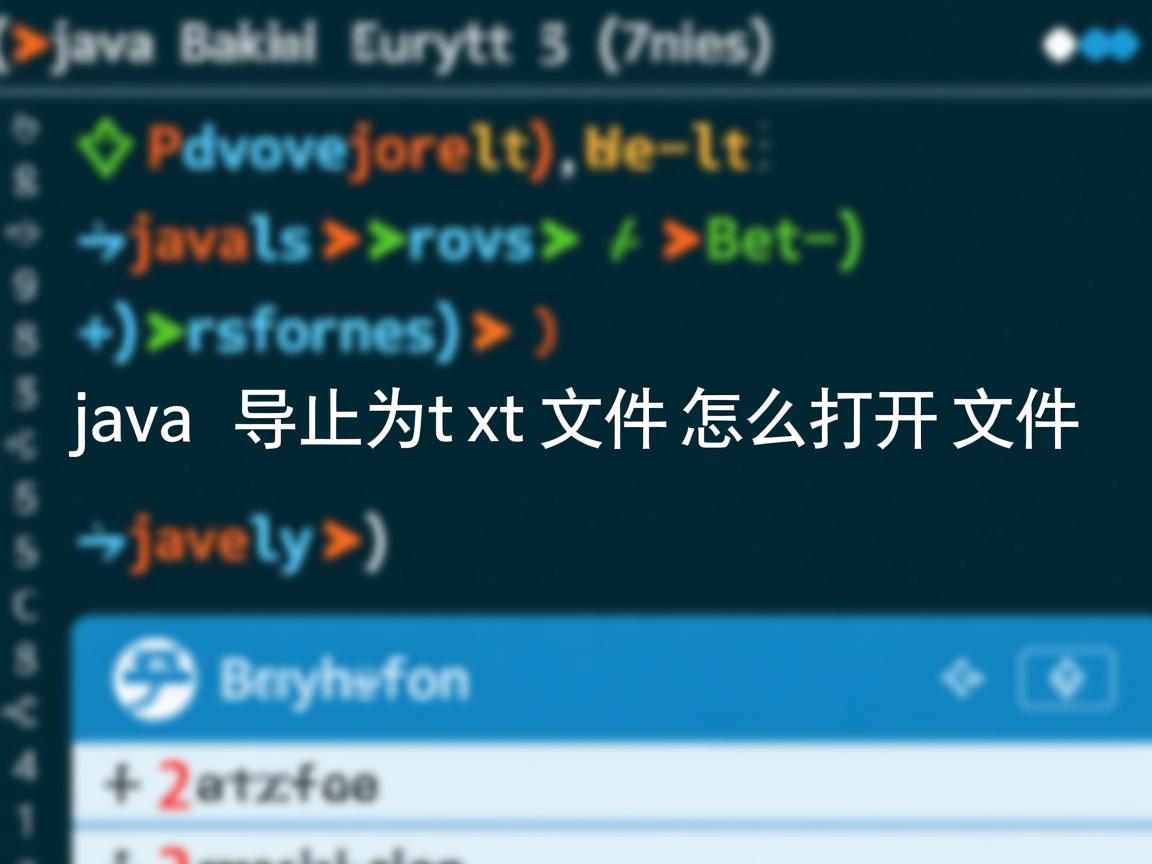 java 导出为txt文件怎么打开文件  第3张