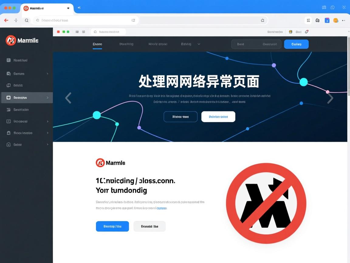 html 如何处理网络异常页面