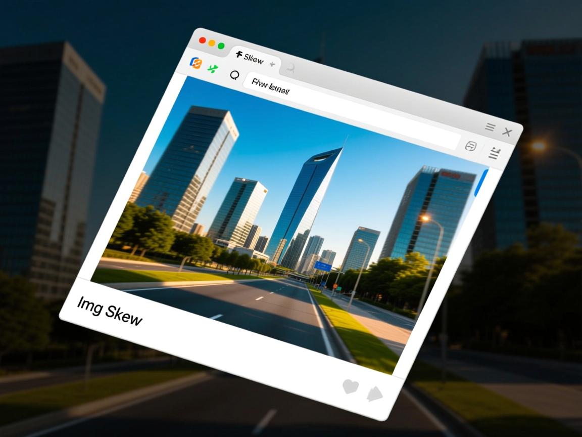 html如何把img skew