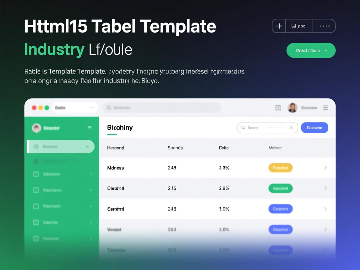 如何用html5表格模板  第3张