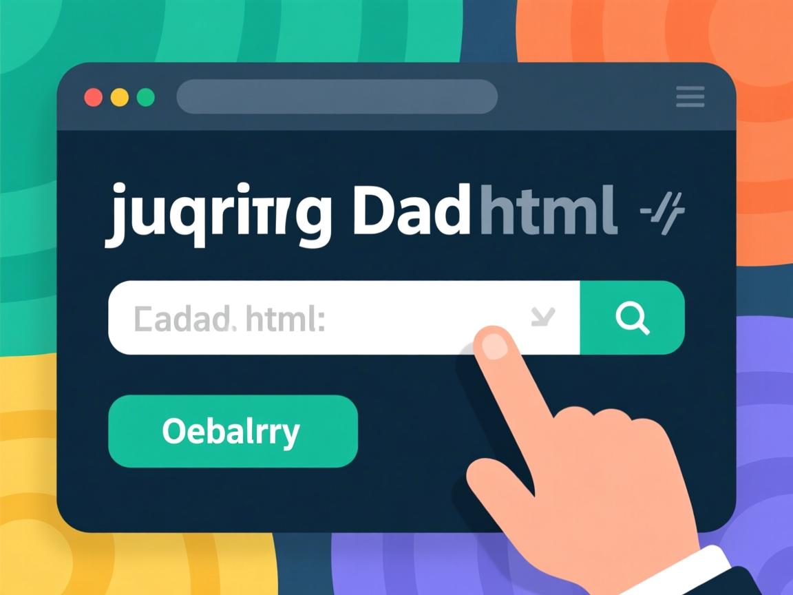 如何用jquery加载html