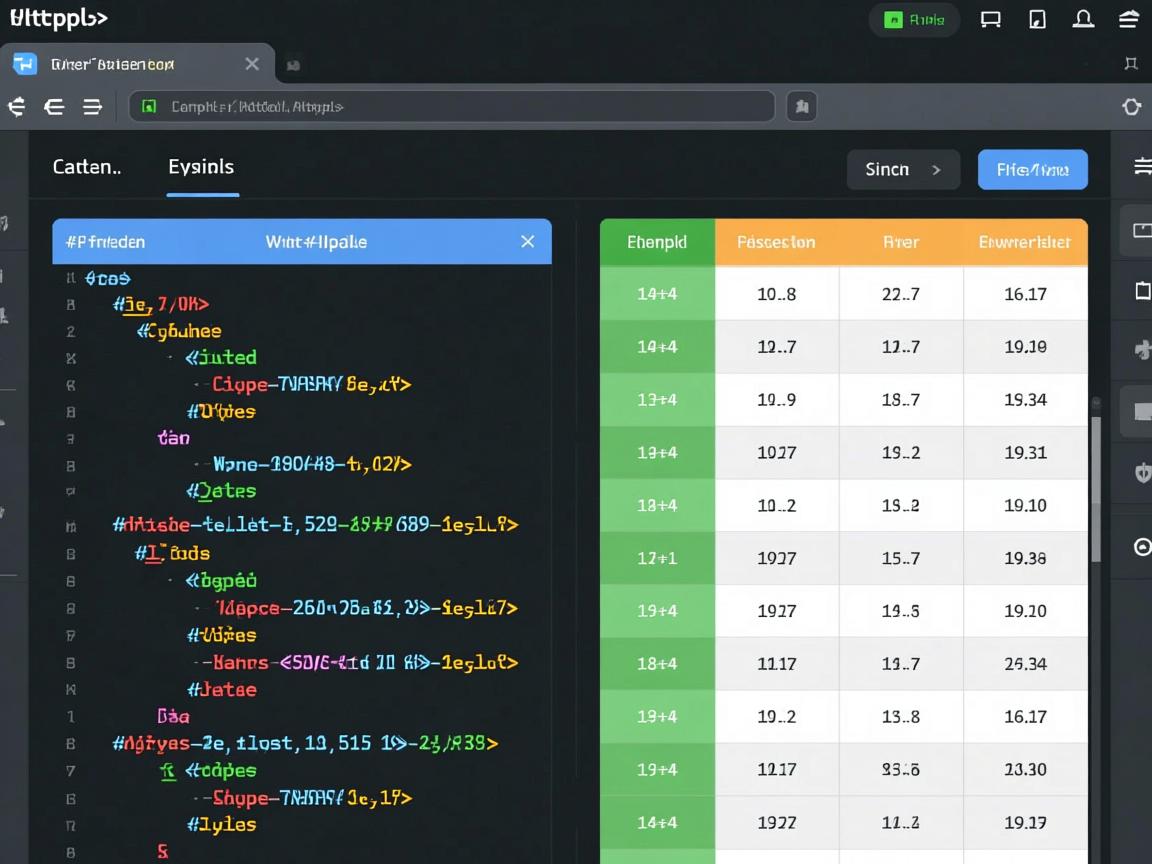 html如何让两个表格并列显示  第2张