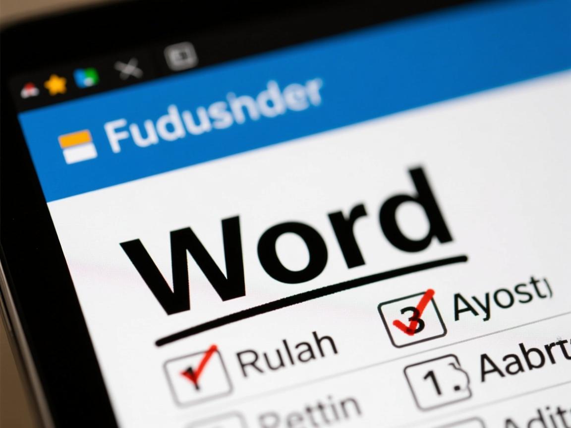 为什么word加下划线编号无效