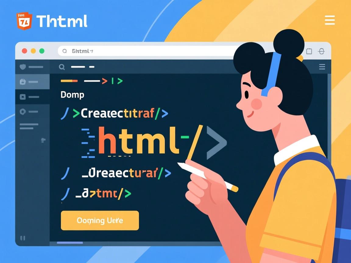命令行中如何创建html