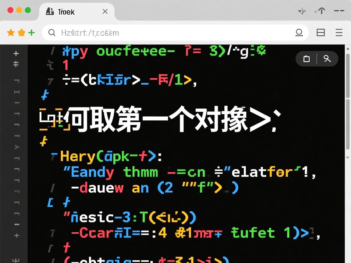 html中如何取第一个对象  第1张
