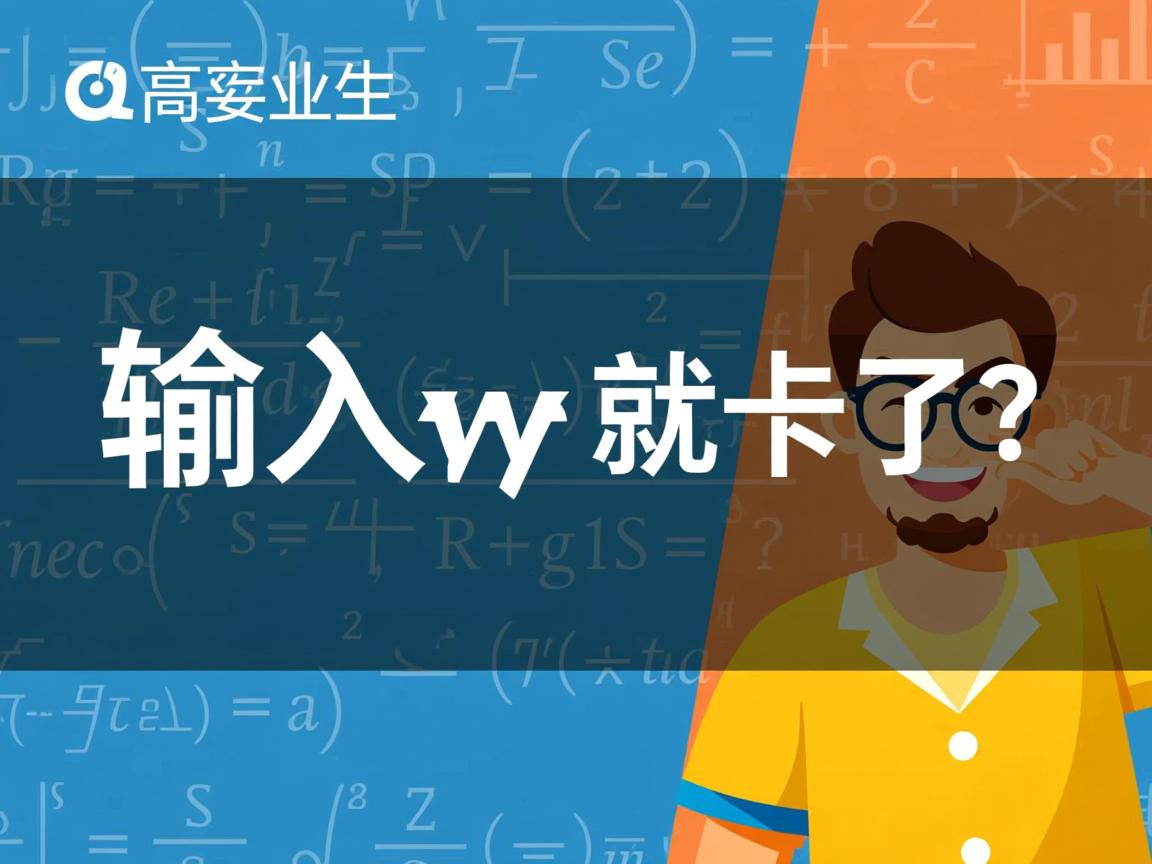 word为什么一输入公式就卡了