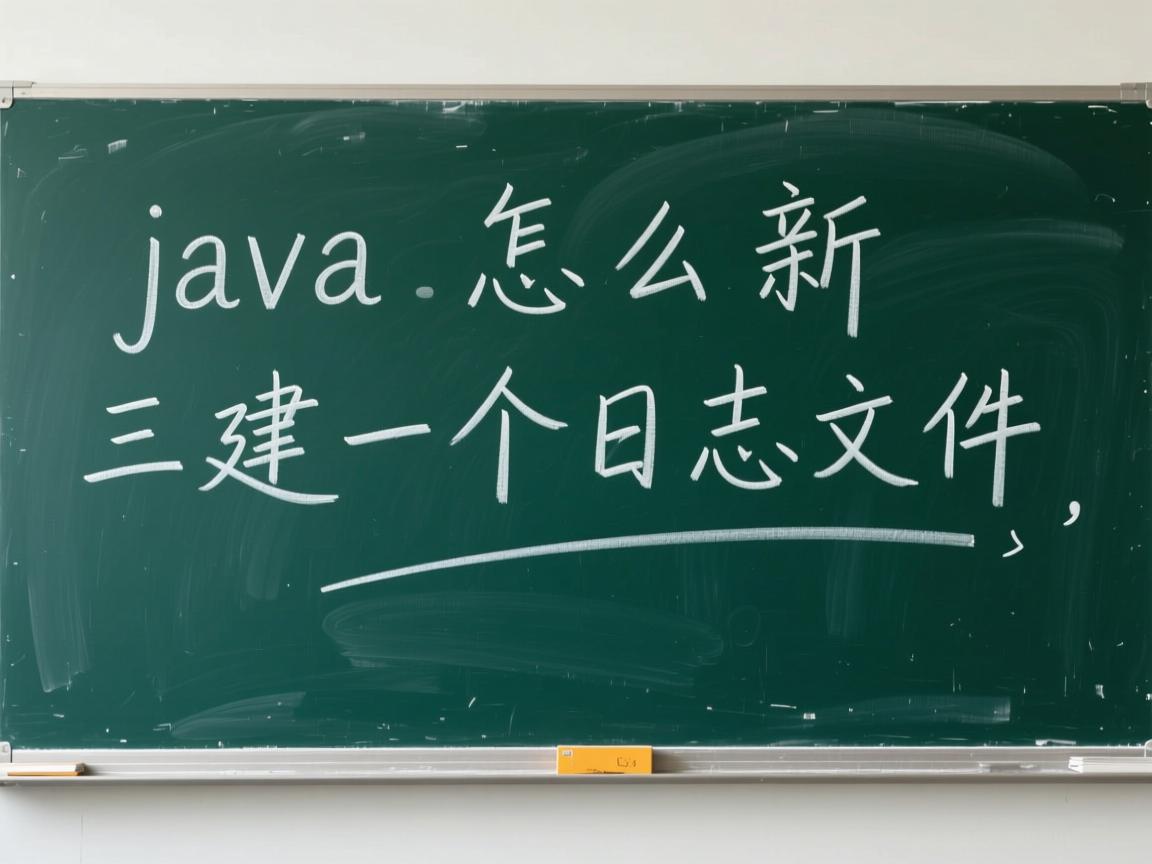 java怎么新建一个日志文件