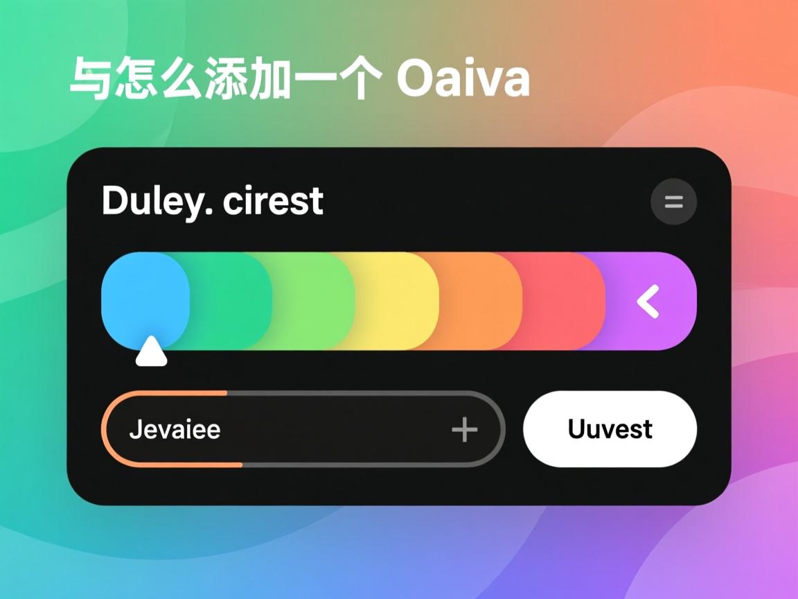 java怎么添加一个颜色选择