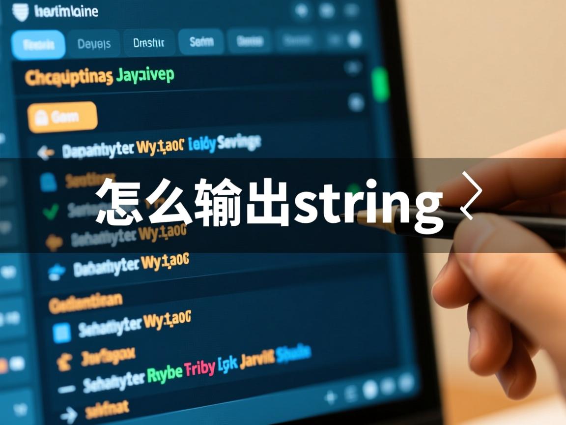 java怎么输出string