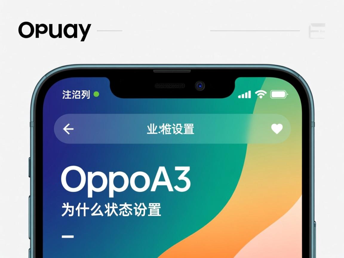 oppoA3为什么状态栏设置
