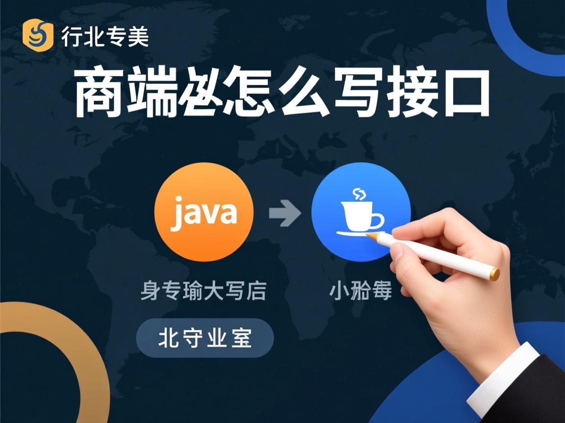 java后端怎么写接口  第1张