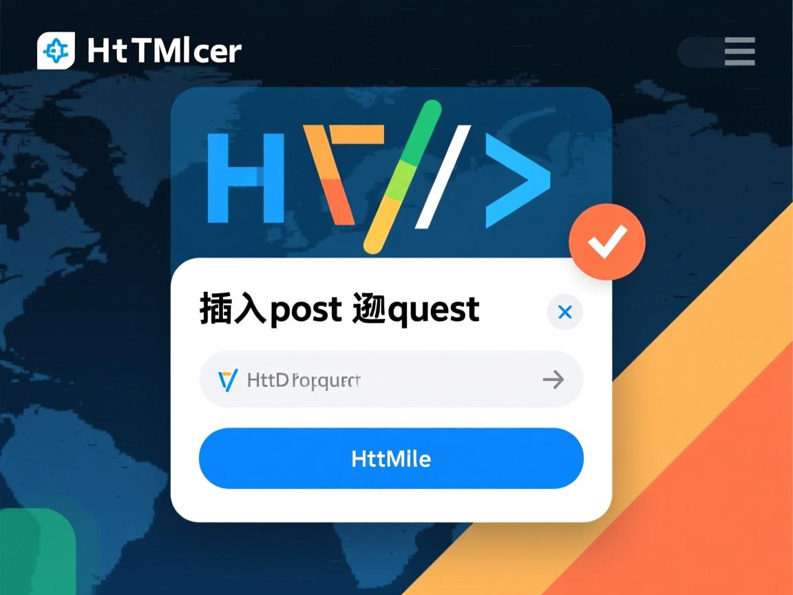 html如何插入post请求