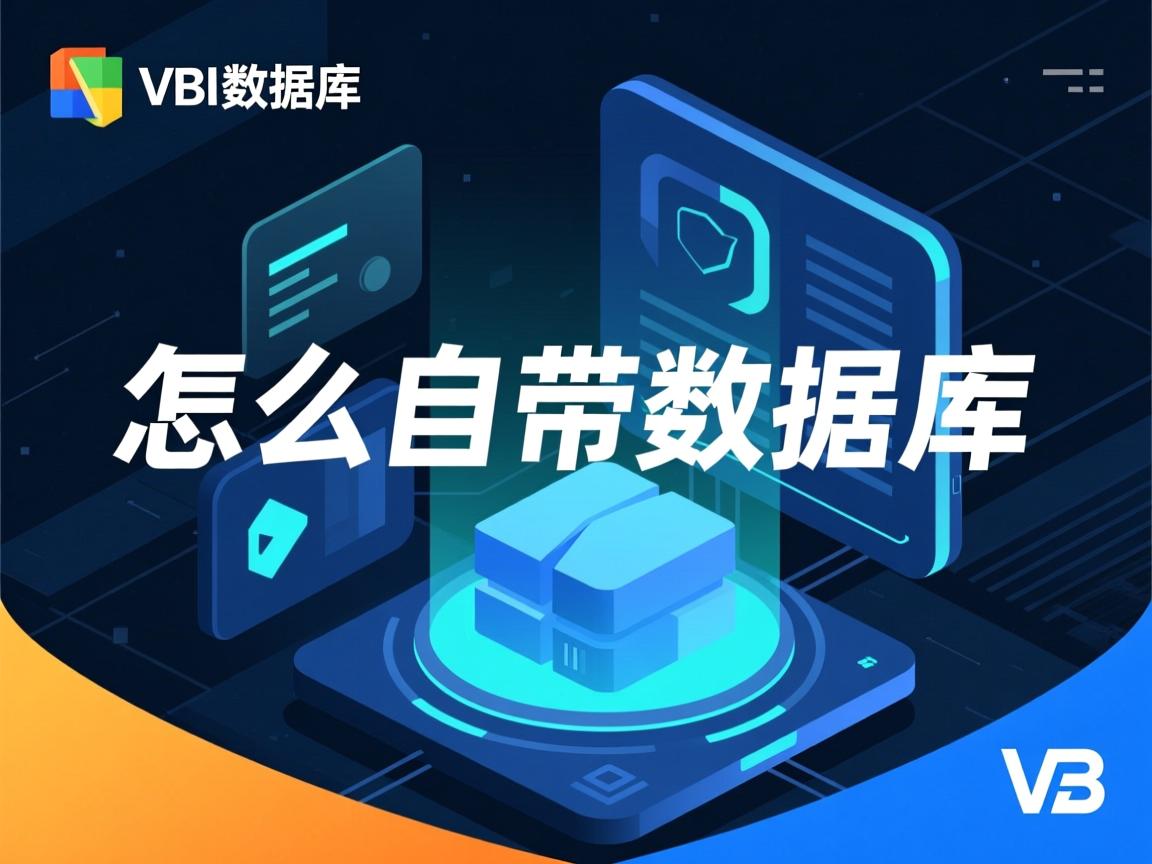 vb怎么自带数据库  第1张