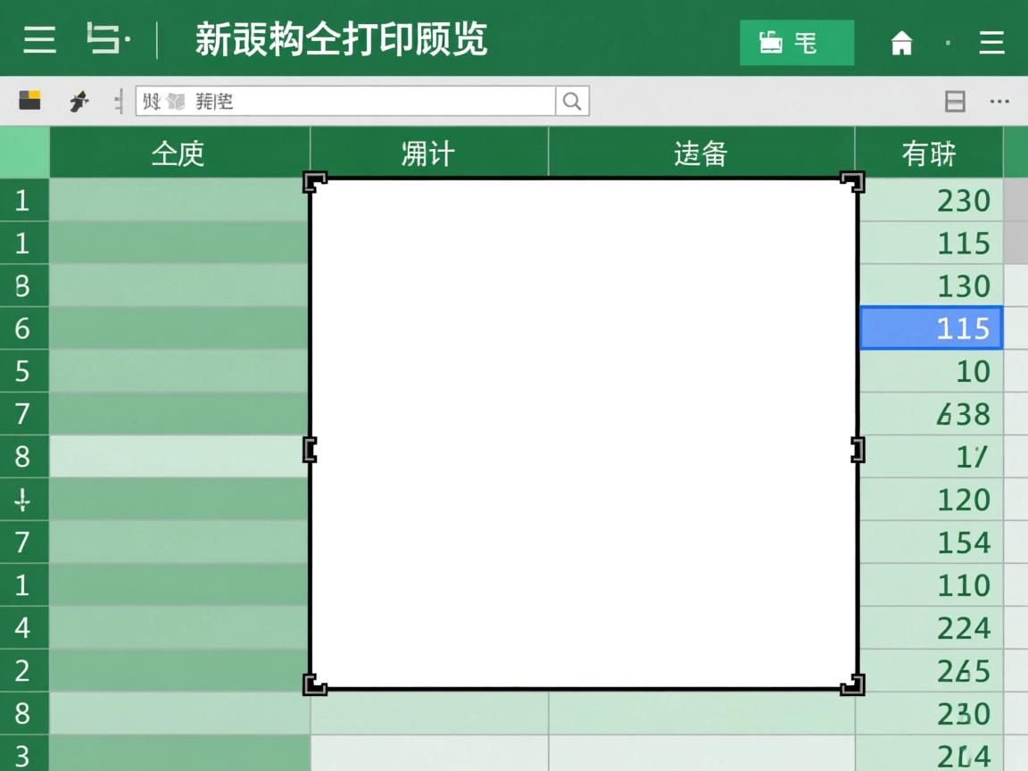 excel表格为什么打印预览是空白的