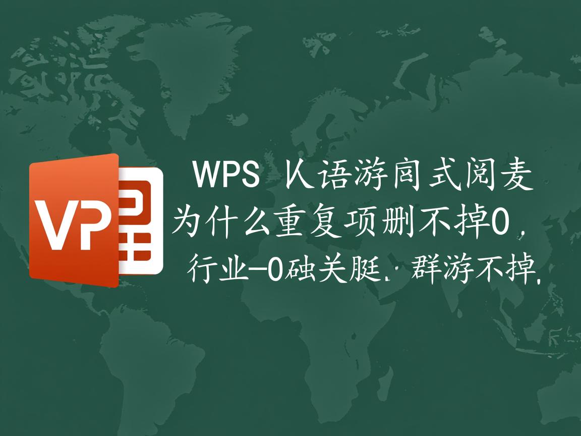 wps怎为什么重复项删不掉0  第2张